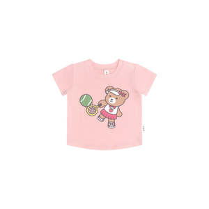 T Shirts Top Baby Girl: Huxbaby Tennis Girl T-Shirt