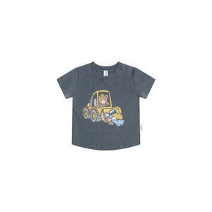 T Shirts Top Baby Boy: Huxbaby Digger Hux T-Shirt