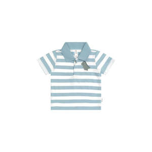 Huxbaby T-Rex Stripe Polo T-Shirt