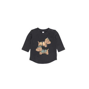 T Shirts Top Baby Boy: Huxbaby Dino Dog Pals Top