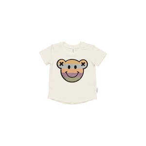 T Shirts Top Baby Boy: Huxbaby Rainbow Smile Bear T-shirt