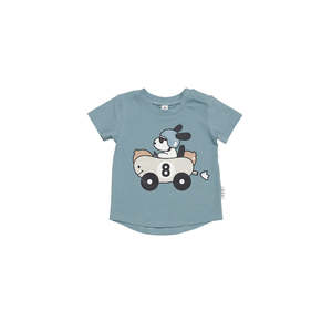 T Shirts Top Baby Boy: Huxbaby Race Dog T-shirt
