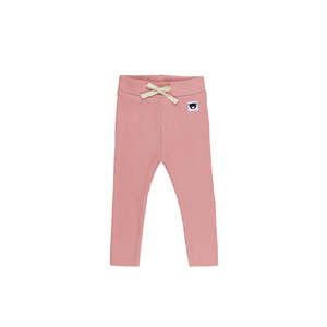 Huxbaby Dust Rose Rib Legging