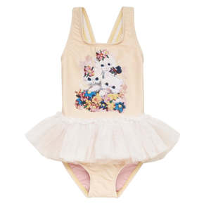 Swimwear Baby Girl: Rock Your Baby Little Kittens Tulle One Piece