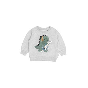 Huxbaby Furry Dino Sweatshirt - Fleece