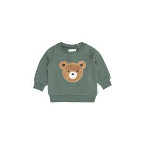 Huxbaby Light Spruce Furry Huxbear sweatshirt - Fleece