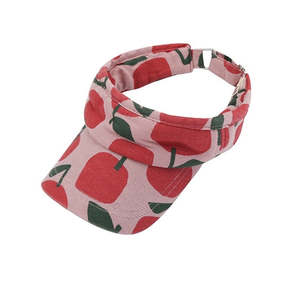 Jelly Mallow Red apple sun visor