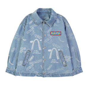 Jelly Mallow: Jelly Mallow Roller Denim Coach Jacket