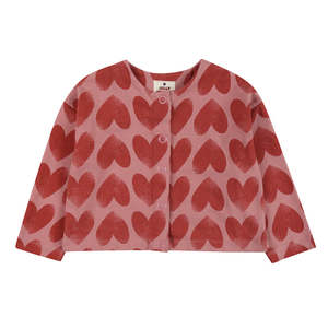 Jelly Mallow: Jelly Mallow Heart Cardigan