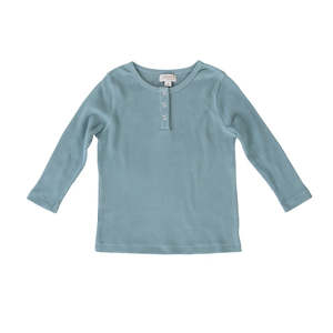 Peggy: Peggy Halo Henley In Bluesurf
