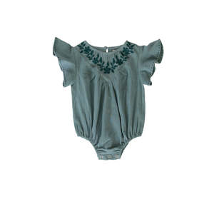 Peggy Finley Playsuit In Bluesurf