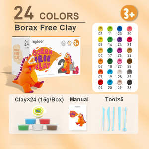 Mideer: Mideer Borax Free Clay - 24 colours