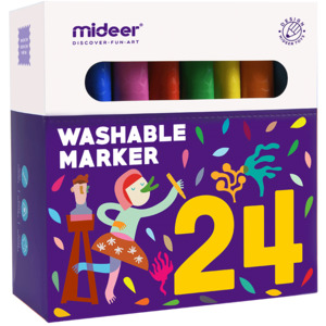 Mideer: Mideer Washable Marker 24 Colours