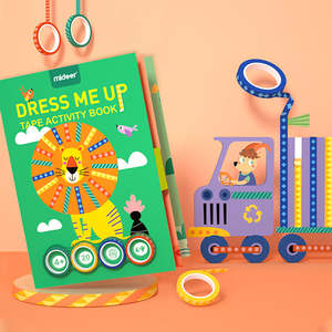 Mideer Dress Me Up Deco Tape Activity Book