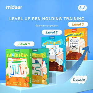 Mideer: Mideer Finger Fun Wipe-Clean Workbook