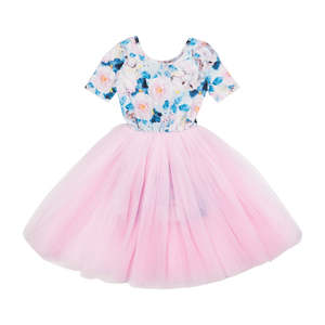 Clearance Rock Your Baby Kid: Rock Your Kid Floral Unicorn Flounce Dress