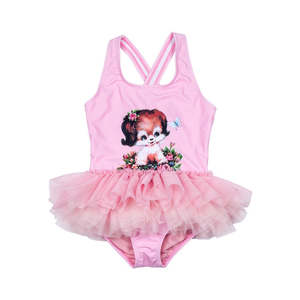 Rock Your Baby Puppy Love Baby Tulle One Piece