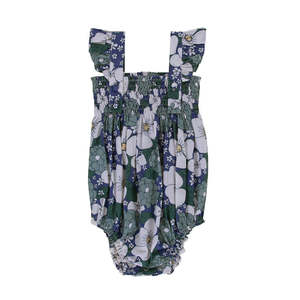 Peggy New: Peggy Edie Playsuit Dahlia Print