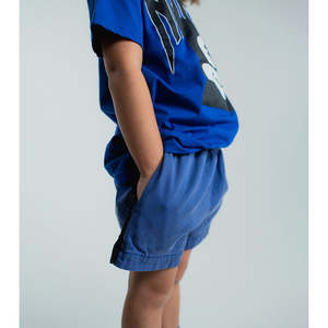 Nununu Outlet: NUNUNU Side Stripe Short Blue