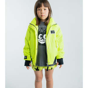 Nununu Outlet: NUNUNU Only Human Bomber Jakcet Hot Lime