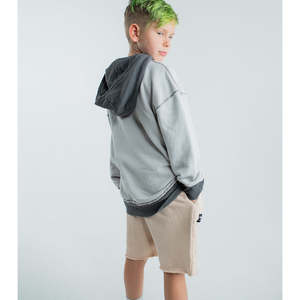 Nununu Outlet: NUNUNU Framed Hoodie Ice Grey
