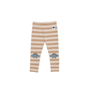 Huxbaby Legging: Huxbaby Dino Knee Stripe Legging