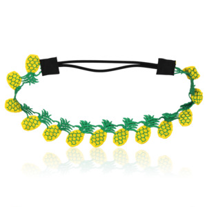 Milk & Soda Fruit Stretch Headband Pineapple