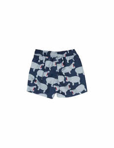 New 10 Dollar Clearance: Mini Rodini Hippo Swim Shorts Grey