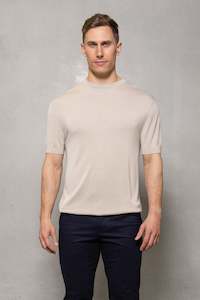 T-Shirt: Luca Knitted Tee: Beach