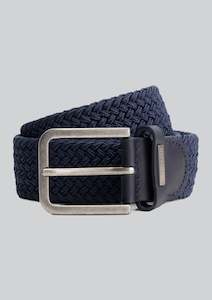 Accessories: Elastic Belt: Dk. Navy