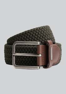 Accessories: Elastic Belt: Dk. Army