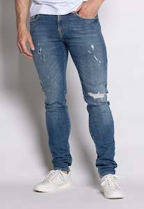 Diego Tapered Jean: Hanley Wash