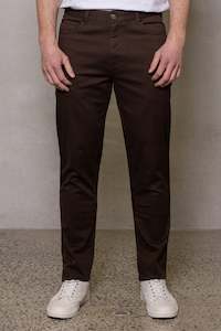 Cutler: Pete Five Pocket Cotton Chino: Clove