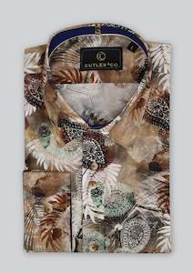 New Season: Blake Paisley Print Shirt: Rainforest