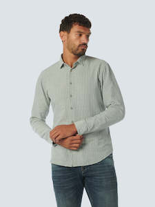 Nxs Ss23: Linen Blend Shirt: Zinc