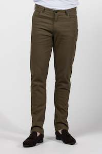 Textured Terry Chino: Military