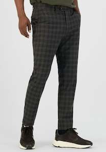 Chino: Check Trouser: Dk. Navy