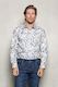 Blake Tonal Floral Print Shirt: Fog