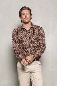 Cutler: Nigel Geo Print Shirt: Autumn