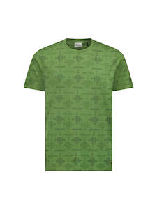 Diamond Print tee: Green