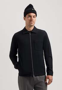 Pike Overshirt: Black