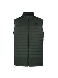 Nxs Aw25: Puffer Vest: Dark Moss