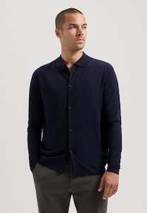 Destin Polo Knitted Shirt: Dark Navy