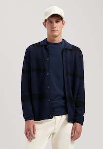 Dst Aw25: Davy Polo Knit: Collegiate Blue