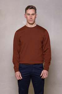 Dawson Merino Crewneck Sweater: Moroccan
