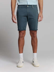 Short Chino Garment Dyed Twill Stretch: Night