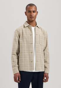 Dst Ss25: Lino Overshirt: Timber Wolf