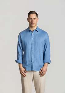 Cutler: Blake Long Sleeve Shirt: Azure