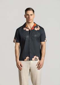 Cutler: Will Short Sleeve Shirt: Deep Navy