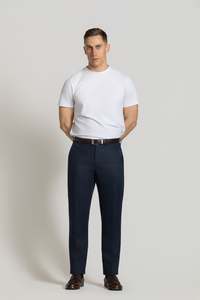 On Sale: Neil Linen Trousers: Thunderstorm